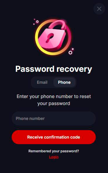 forgot password yep casino
